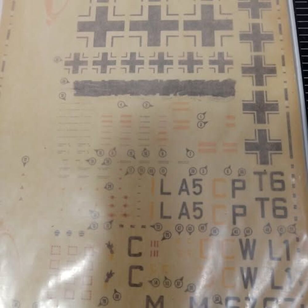 1/72 ED Models JUNKERS Ju 87 B & R Stencil Details Decals
